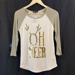 NEW OH DEER christmas tee